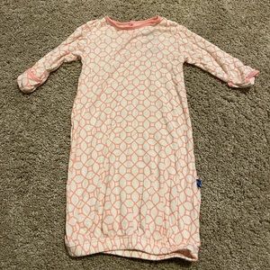 Kickee Pants 3-6 mos girls gown